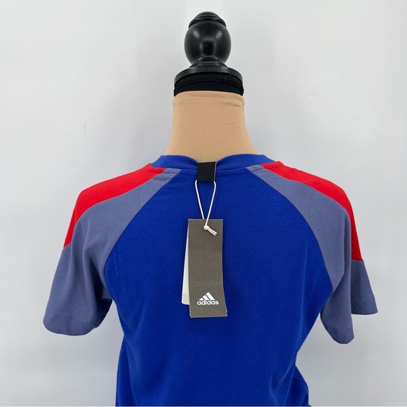 Adidas NWT womens top & shorts matching workout set S athleisure sporty athletic - Picture 7 of 16